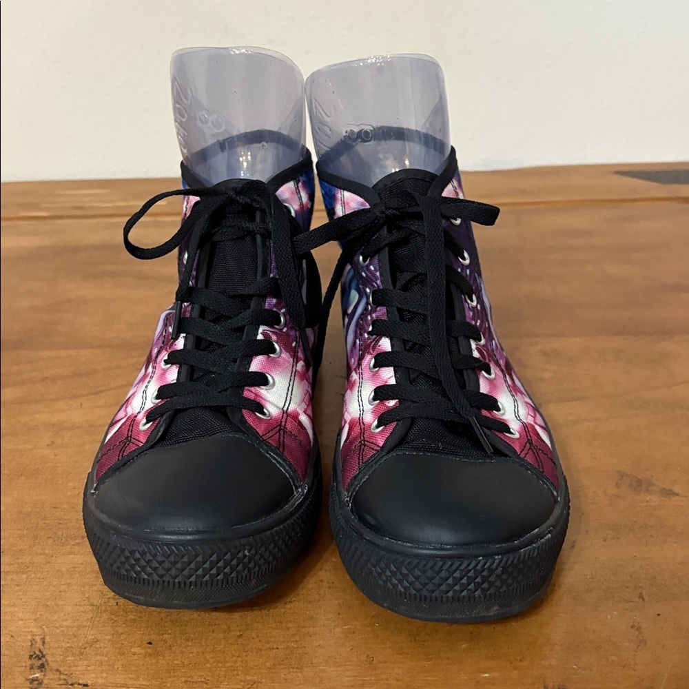 Star Wars Storm Troopers Canvas High-Top Sneakers Size 9 - Picture 2 of 14